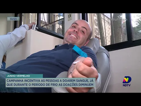 Junho Vermelho: Raphael Polito mostra os passos para uma doação de sangue