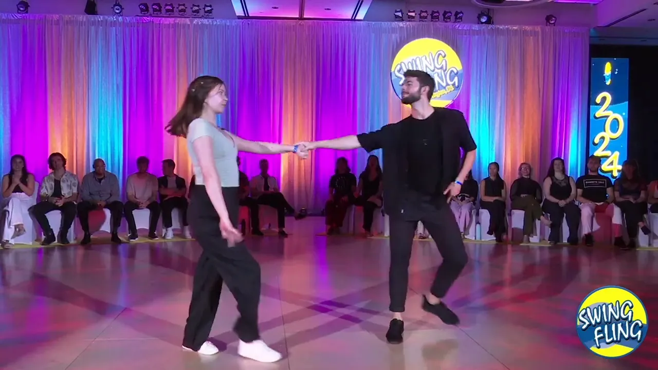 Swing Fling 2024 Intermediate Jack & Jill Andrei Bires & Kelsey Buckley