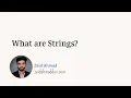 What are String JavaScript Tutorials for Beginners Urdu Hindi