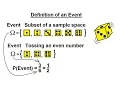 Probability Statistics 4 of 62 Definition of Events