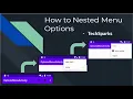 Add Nested Menu Items in Android Menu Java TechSparks
