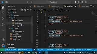 How to Add Dynamic Cards Using JavaScript from JSON