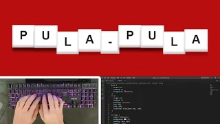ASMR Programming - 3D Text Jumping Animation using HTML CSS