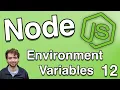 Environment Variables and dotenv - Node js Tutorial 12