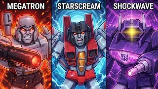All 10 Original Decepticons in Transformers Explained