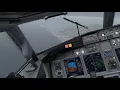 [X-Plane 11] Extreme Weather Crosswind Landing in Genoa (LIMJ) 1080p