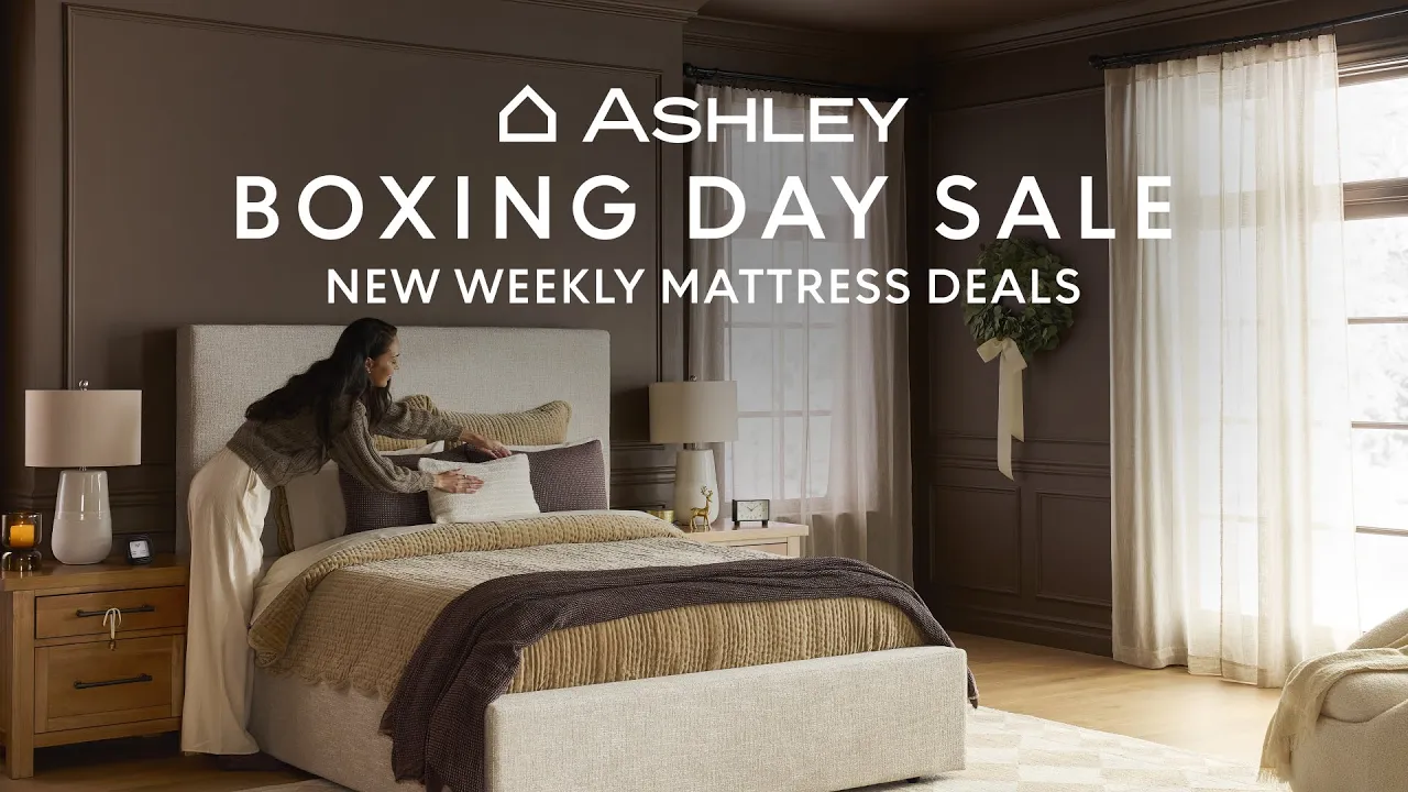 Ashley Canada — Ashley - Boxing Day Mattress Sale (YouTube video ad)