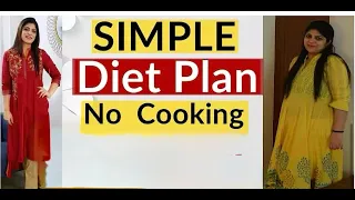 Low Budget Diet Plan In Hindi   No Cooking   Simple   Easy Diet Plan   Lose 10 Kg In 1 Month