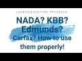Jaysbigadventure Episode 4 How to use NADA KBB Edmunds Carfax Retail Trade-in WTF