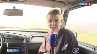 Экологическое бедствие в Калачинском районе — горит мусорный полигон