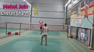 Mehul Jain vs Chetan Sharma - All India Badminton Match