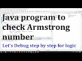 Java program to check Armstrong number coding question in product based company