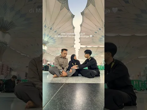 kita usahakan subuh di Madinah bersama keluarga 🤍 #shorts #mekkah #madinah #umroh