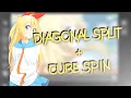 Diagonal Split Cube Spin star tutorial
