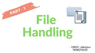 JAVA FILE HANDLING PART - 1