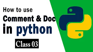 Python for Data Science Python Comments How To Write Comments In Python Class 3 Pentanik IT