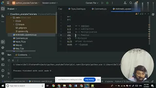 Lesson 8 Use of Arithmetic operators in Python Python Tutorials