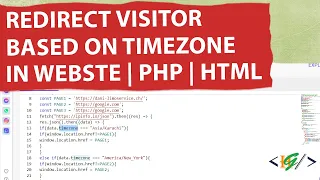 How to Redirect Visitors from Different Timezone in Website PHP HTML API Time Zones