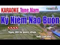 Download Lagu Kỷ Niệm Nào Buồn Karaoke | Tone Nam - Nhạc Sống Thanh Ngân