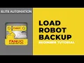 FANUC RoboGuide Tutorial - Load Robot Backup Elite Automation