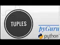 pyBasics 43 Tuples in python pyGuru