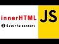 JavaScript step by step exercise 2 about innerHTML