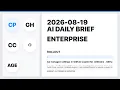 Enterprise managed settings in GitHub Copilot AI Daily Brief 2026-08-19