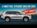 12 Most Fuel-Efficient SUVs for 2025 Best Gas Mileage SUVs Ranked