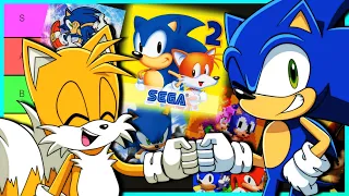 Sonic Tails SONIC GAMES Tier List