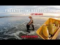 How Professionals Find Razor Clams in Bad Conditions