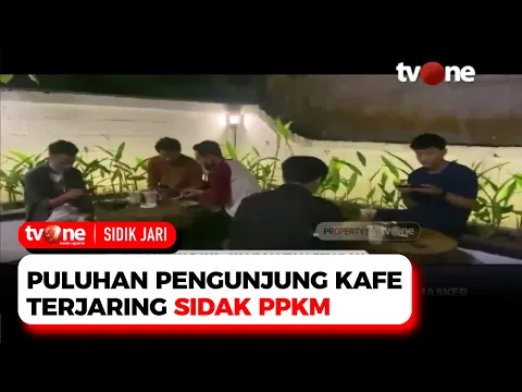 Sidak PPKM, Petugas Dapati Puluhan Pengunjung Kafe Tanpa Masker
