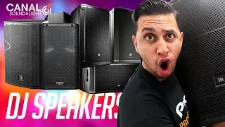 shopping for new dj speakers speaker demos ev das qsc jbl