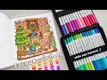 cozy christmas colour with me ft ohuhu markers