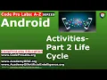 Android - Activities