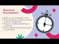 Time Management and Avoiding Procrastination Student Success Tips