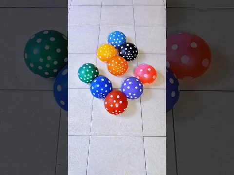 🌈 Nine Water Balloon Popping Reverse Asmr