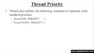 320 Constant Priorities in Java Programming Hindi