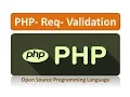 PHP tutorial for beginners PHP Advanced Tutorial Req Validation php training Harisystems
