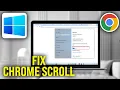 How To Fix Scrolling Not Working in Chrome