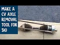 How to Make a CV Axle Removal Tool for 10