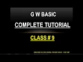 how to work with gw basic arithmatic logical operators class 9 operators in gw basic operators