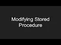 Modifying Stored Procedure in SQL server Stored Procedure Tutorial