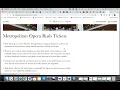 MetOpera arzan bilet