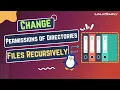How to Change Permissions of Directories and Files Recursively With chmod Command LinuxSimply