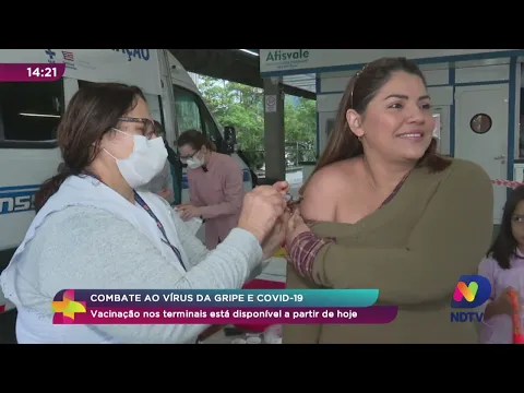 Combate ao vírus da gripe e Covid-19: vacinação nos terminais está disponível a partir de hoje