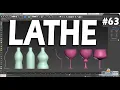 LATHE MODIFIER GLASS 3DS MAX FULL TUTORIAL FROM BASIC TO ADVANCE