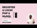 Login and Registration Form Tutorial in PHP and MYSQL Part 1