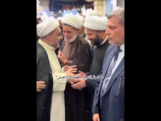 ⁣الشيخ جعفر الابراهيمي  في عزاء السيد محمد بحر العلوم