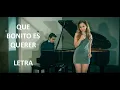 Que bonito es querer - Ulices Chaidez y sus plebes (Carolina Ross cover) Letra Lyrics