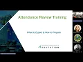 Attendance Review Training - August 11 2026